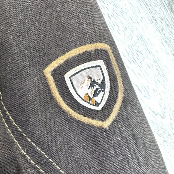 KUHL The Law Fleece Lined Hoody Jacket Mens Small Dark Brown Espresso Outdoor - Picture 2 of 9